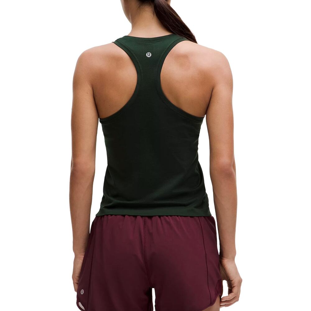 Lululemon Swiftly Tech Scoopneck Tank Sz 6 New $58 Green Race Waist Length Top - Picture 9 of 10
